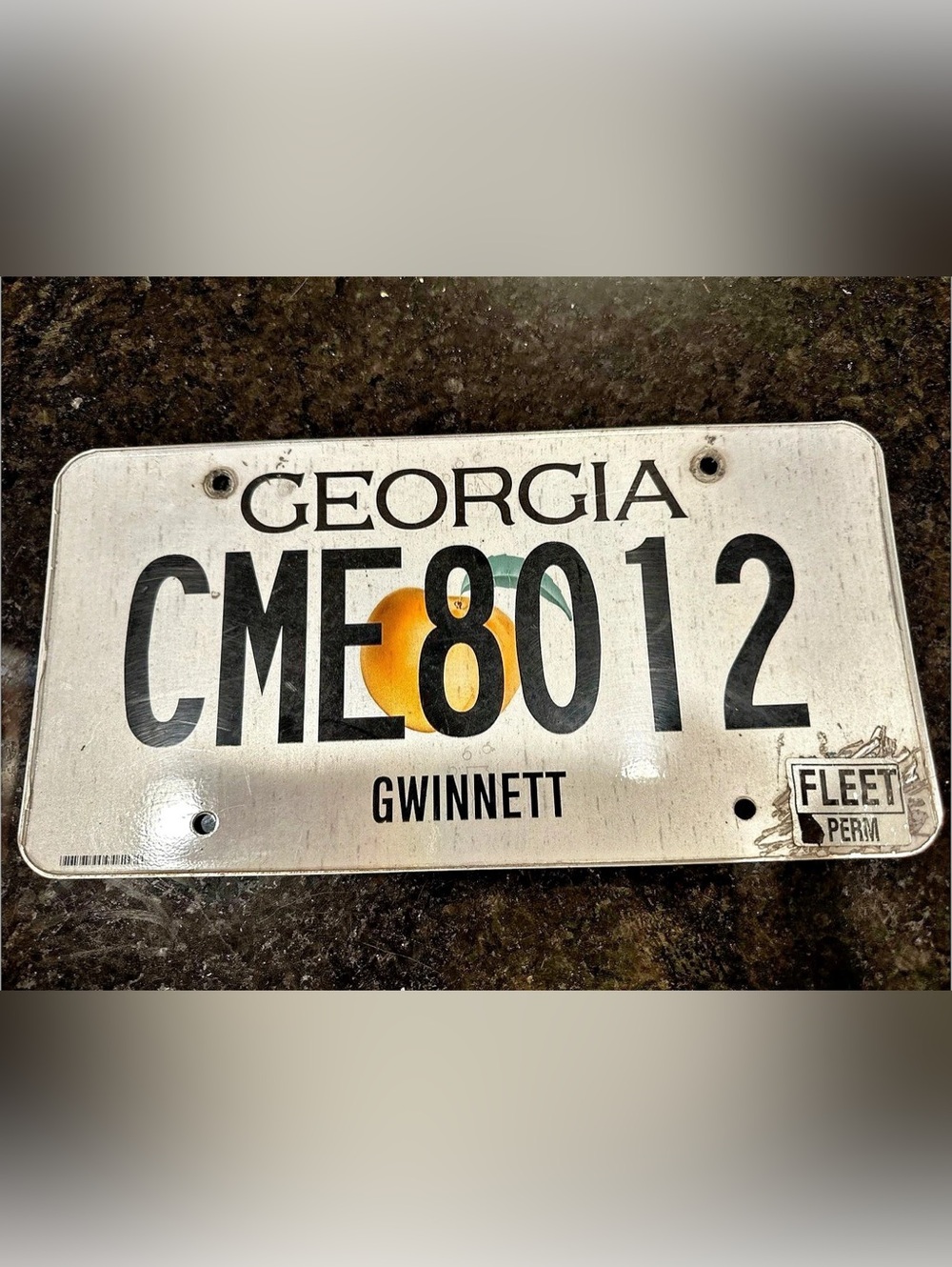 Georgia- License Plate